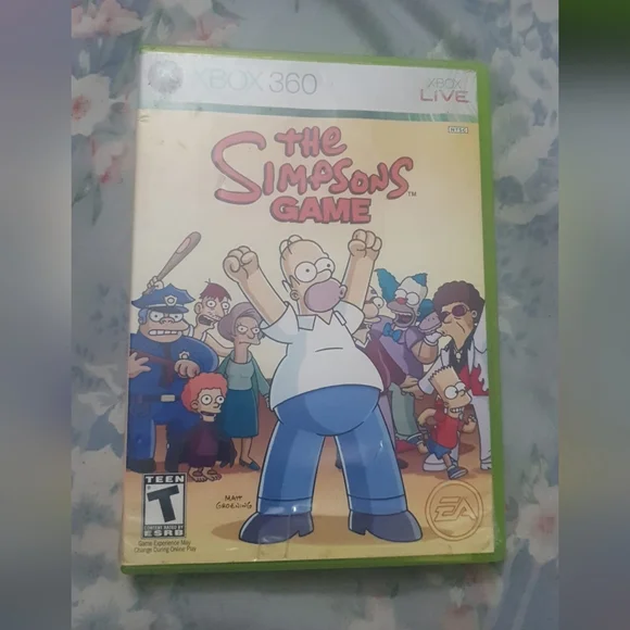 Microsoft Video Games Consoles The Simpsons Game Microsoft